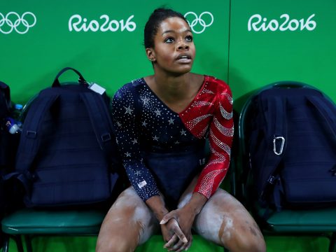 Gabby Douglas: Sweaty, Hot