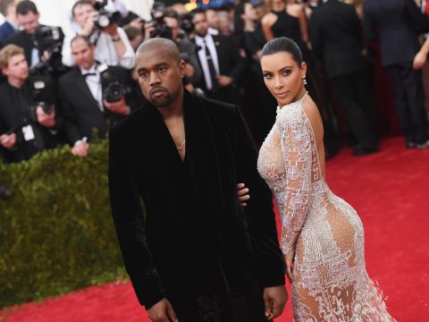 Kim Kardashian Kanye West Sultry Look 2015 Met Gala