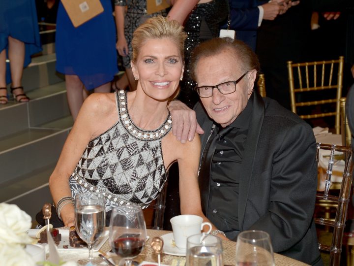 Larry King Shawn King Celebrity Fight Night Pic
