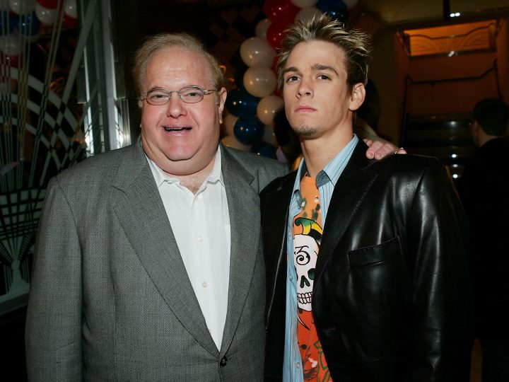 Lou Pearlman and Aaron Carter