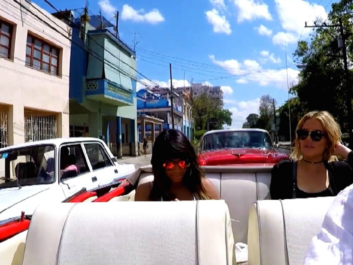 Malika Haqq and Khloe Kardashian in Cuba