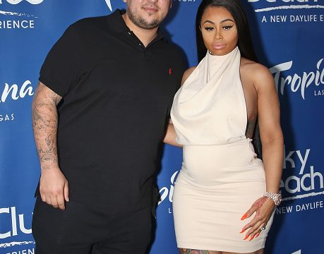 Rob Kardashian And Blac Chyna At Sky Beach Club