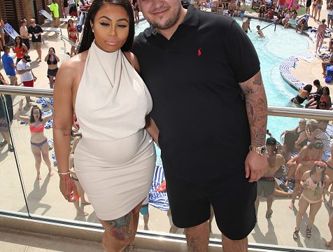 Rob Kardashian, Blac Chyna At Sky Beach Club