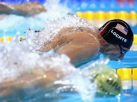 Ryan Lochte in Action