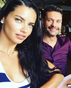 Adriana Lima and Ryan Seacrest