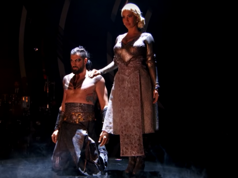 Amber Rose and Maksim Chmerkovskiy Makes Like Game of Thrones