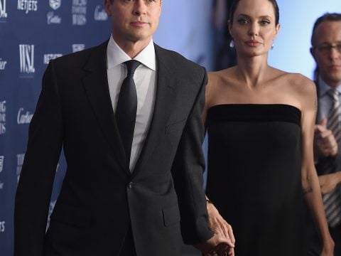 Brad Pitt and Angelina Jolie in 2015