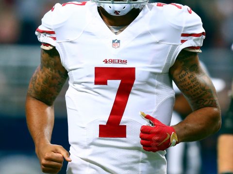Colin Kaepernick on the Field