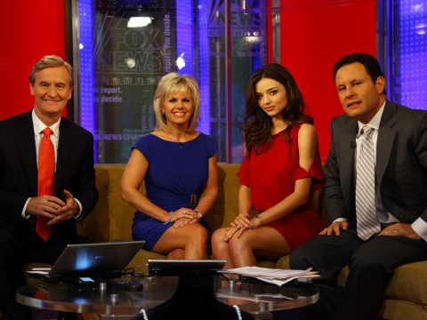 Gretchen Carlson with Miranda Kerr