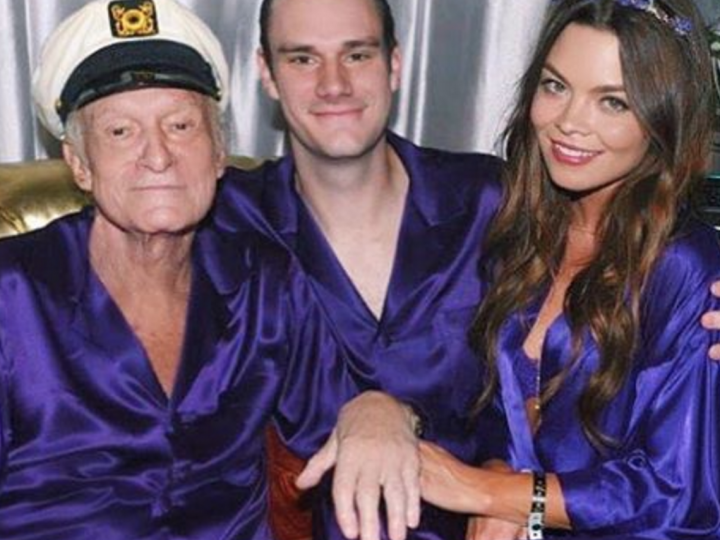 Hugh Hefner in a Robe The Hollywood Gossip
