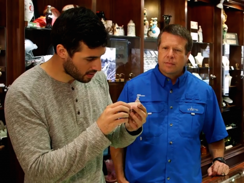 Jeremy Vuolo and Jim Bob Duggar Try Out Rings