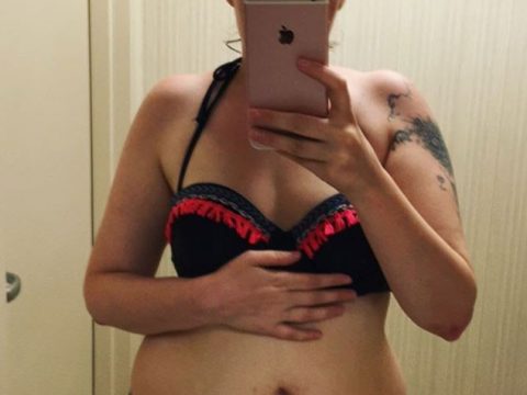 Lena Dunham Bikini Selfie