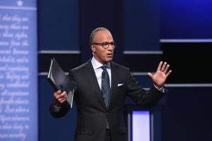 Lester Holt Presidential Debate Photo