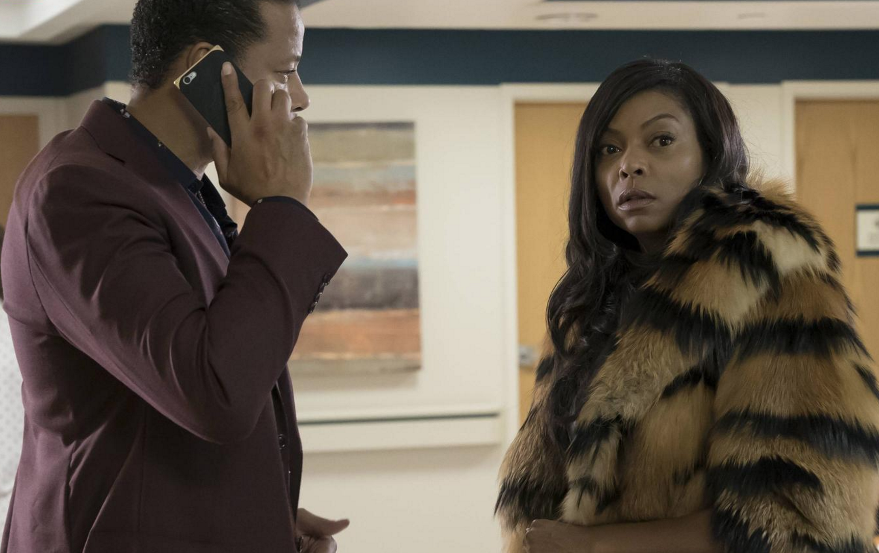 Lucious and Cookie At The Hospital On Empire Season 3 Episode 1 The