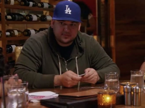 Rob Kardashian at Dinner