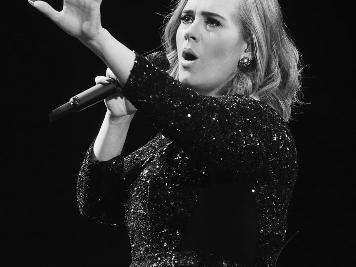 Adele in Black/White