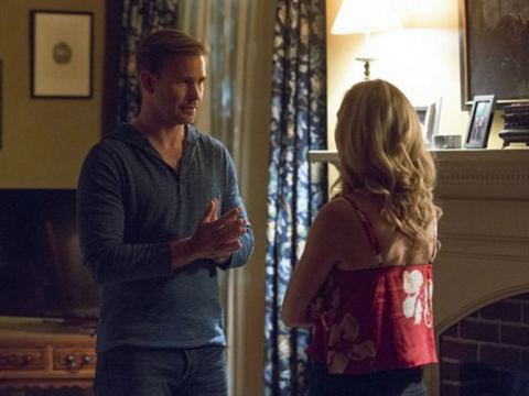 Alaric & Caroline At Odds on The Vampire Diaries Season 8 Episode 1