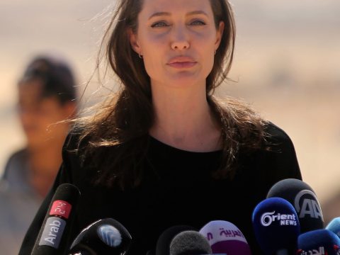 Angelina Jolie in Jordan