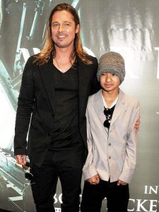 Brad Pitt and Son Maddox Picture