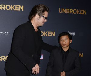 Brad Pitt and Son Pic