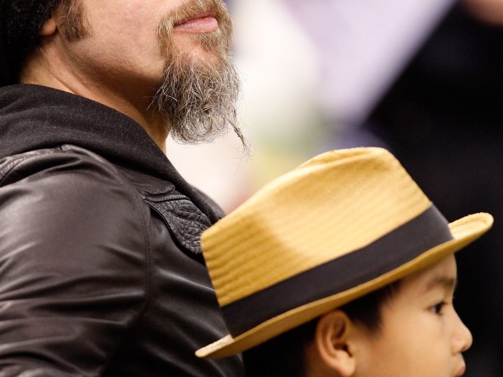 Brad Pitt and Son Photo