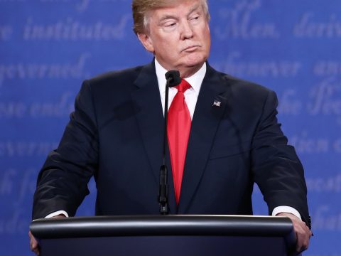 Donald Trump at the Third Debate