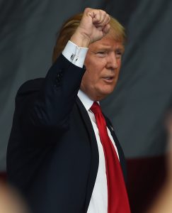 Donald Trump, Fist Raised
