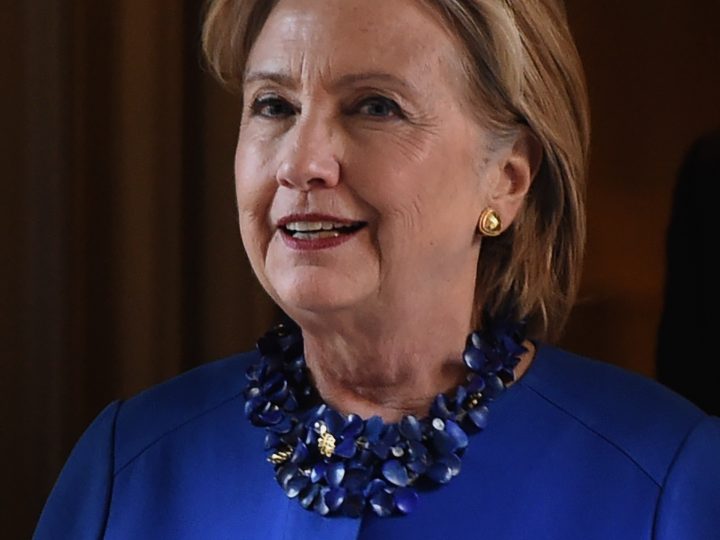 Hillary Clinton in Blue