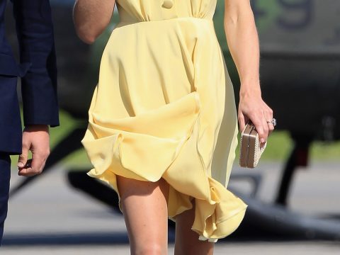 Kate Middleton Wearing Yellow