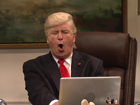 Alec Baldwin as Donald Trump
