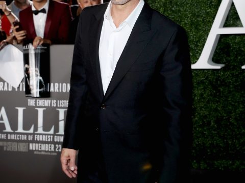 Brad Pitt at Allied Premiere