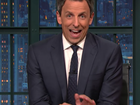 Seth Meyers on Late Night
