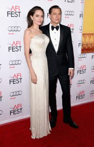 Brad Pitt and Angelina Jolie in Happier Times Photo
