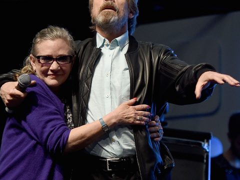Carrie Fisher and Mark Hamill
