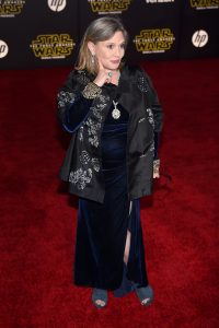 Carrie Fisher at Star Wars Premiere