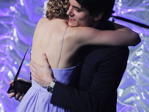 Taylor Swift and John Mayer Hugging Photo