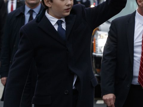 Barron Trump Waves