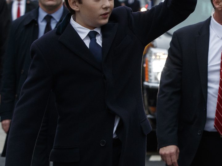 Barron Trump Waves