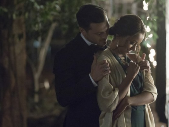 Bonnie and Enzo on The Vampire Diaries Season 8 Episode 9