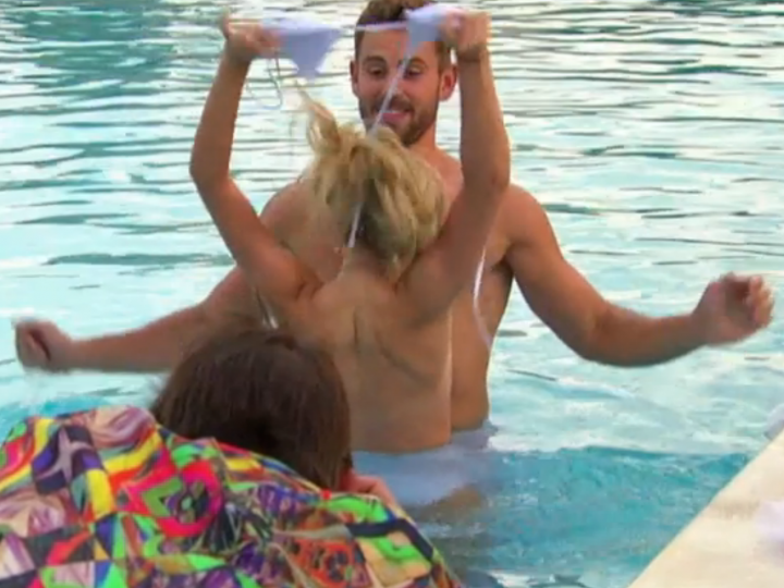 Corinne Olympios Gets Topless