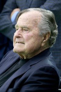 George H.W. Bush in a Wheelchair