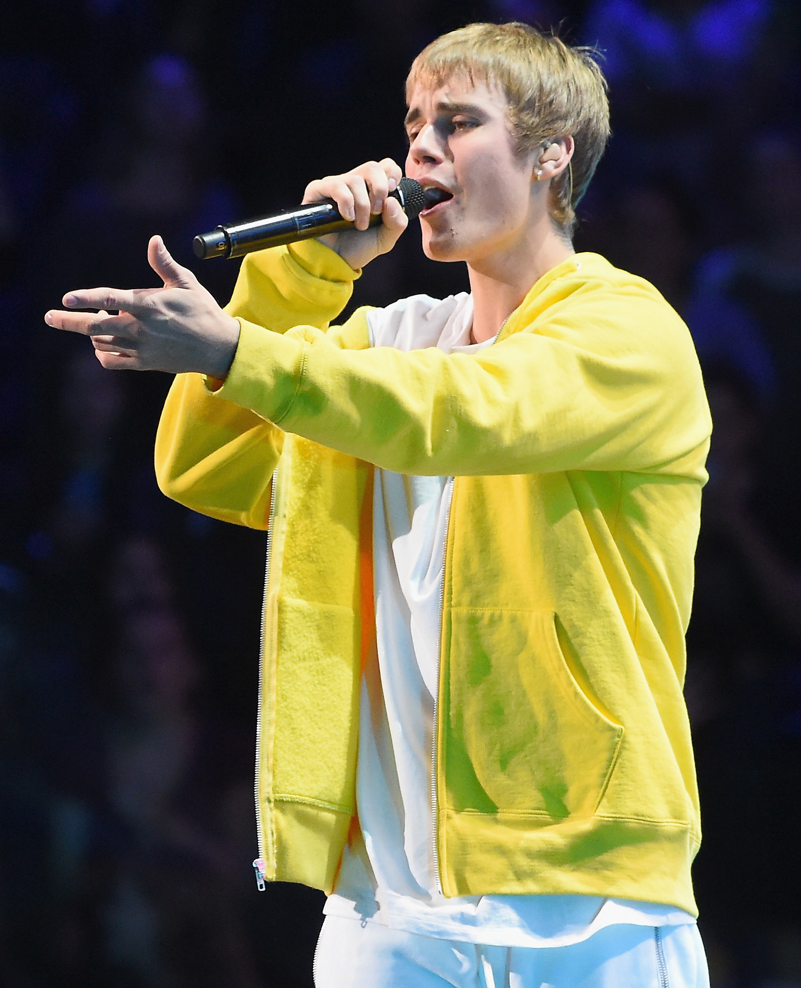Justin Bieber at Madison Square Garden The Hollywood Gossip