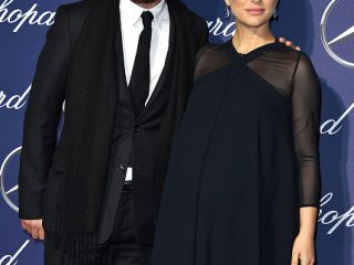 Natalie Portman & Benjamin Millepied Attend Awards Ceremony