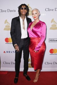 Amber Rose and Wiz Khalia at Pre-Grammy Gala