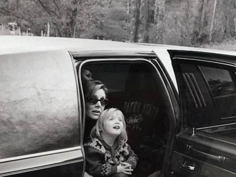 Billie Lourd and Carrie Fisher, Old School