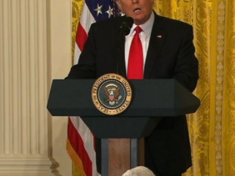 Donald Trump Press Conference Pic