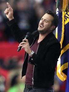 Luke Bryan Sings National Anthem