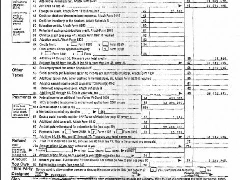 Donald Trump Tax Return, Page 2