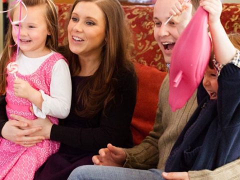 Josh Duggar and Anna Duggar and Kids
