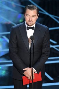 Leonardo DiCaprio at 2017 Oscars